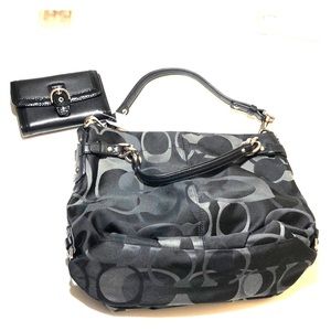 New Coach bag and wallet set